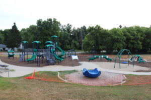 New playground equipment